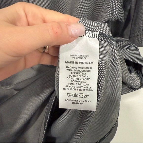 Footjoy Men’s Gray Black Polo M - Picture 3 of 5